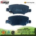 Almofada de freio semi-metalli para frente JEEP CHEROKEE 2001-2008